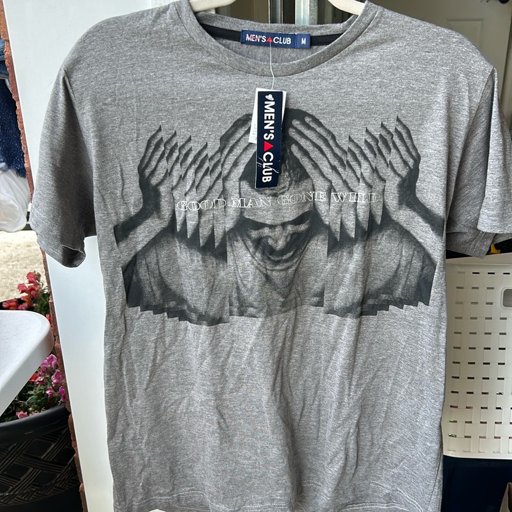 Men’s Club grey T-shirt